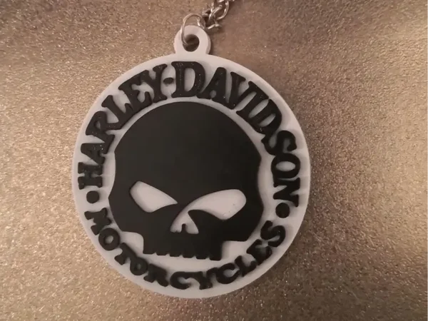 Llavero de Calavera Harley Davidson