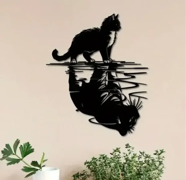 Siluetas de Gato Negro