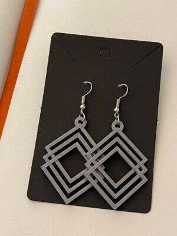 Pendientes Cuadrados