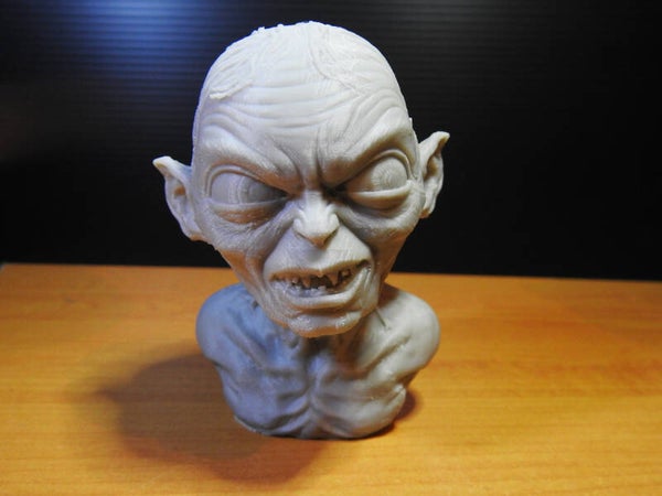Busto de Golum, de El Señor de los Anillos