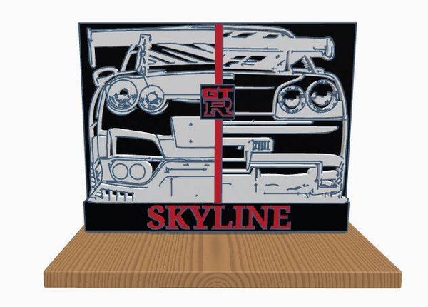 Decoración de pared GT R 34 Y GT R 35