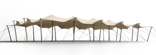 Stretchtent 10x20 meter