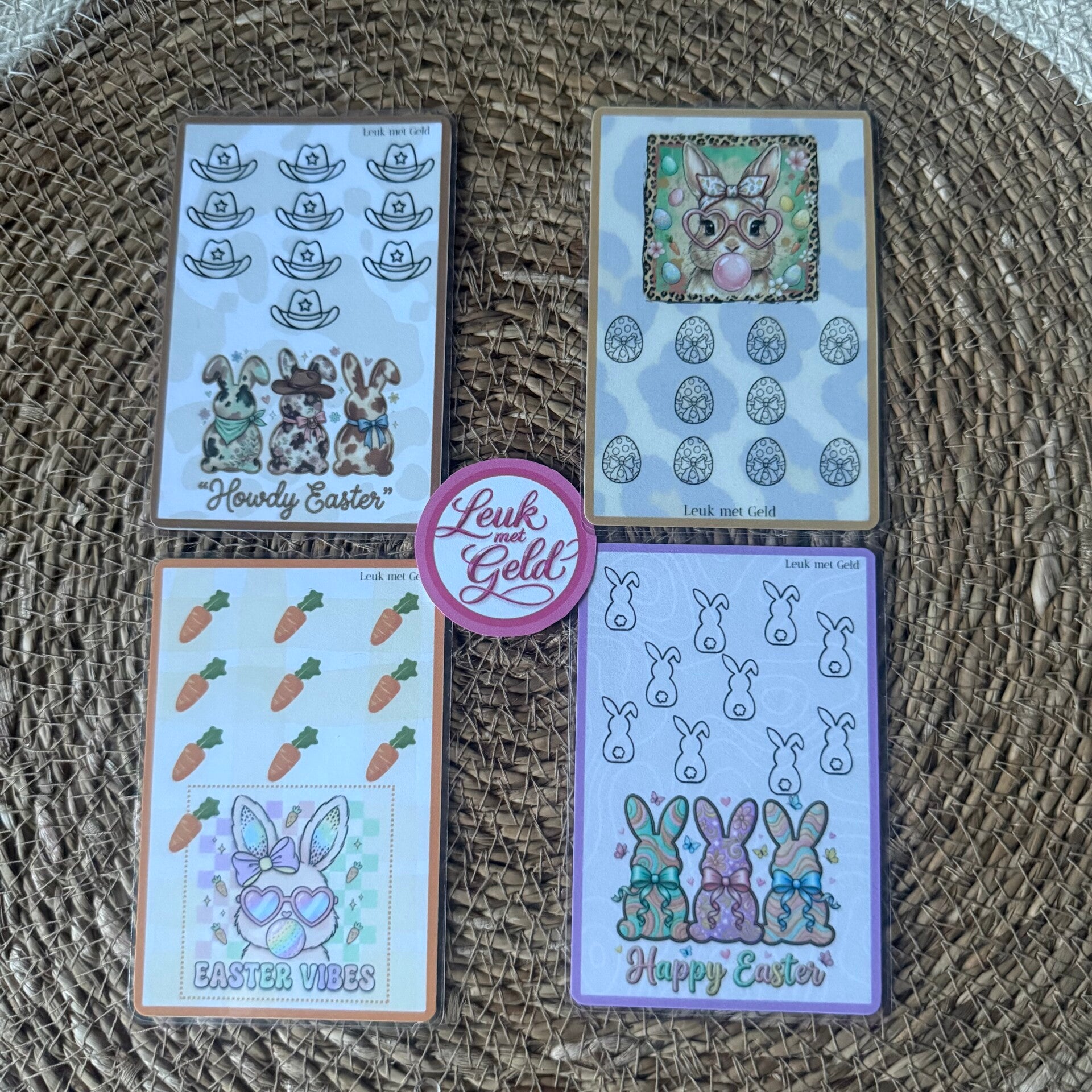 Easter Bunnies A7-set