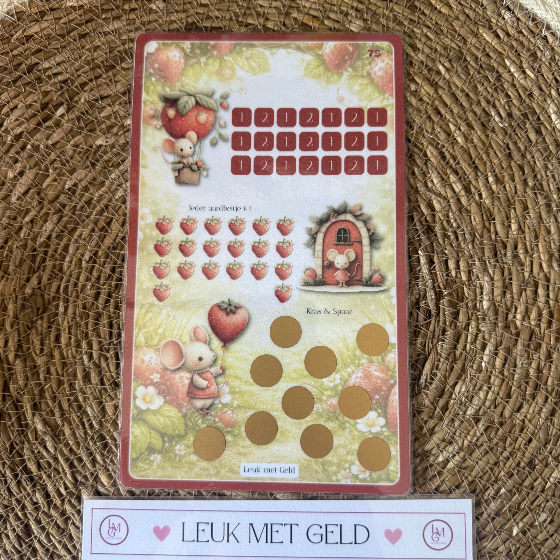 Strawberry Mice A5