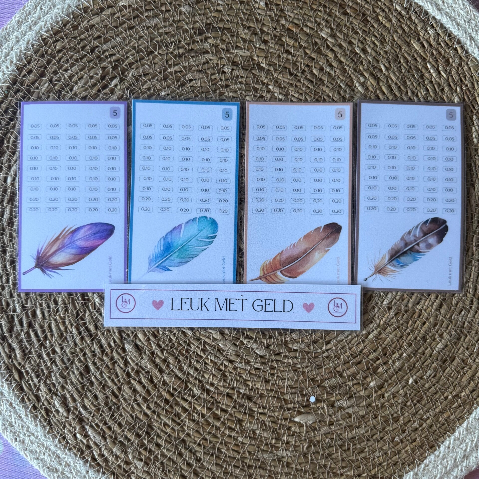 Verschillende Klein geld challenges 4 X A7