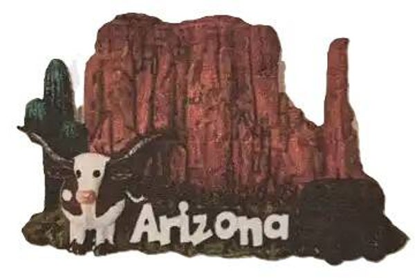Az Mountain & Cactus Magnet MT950