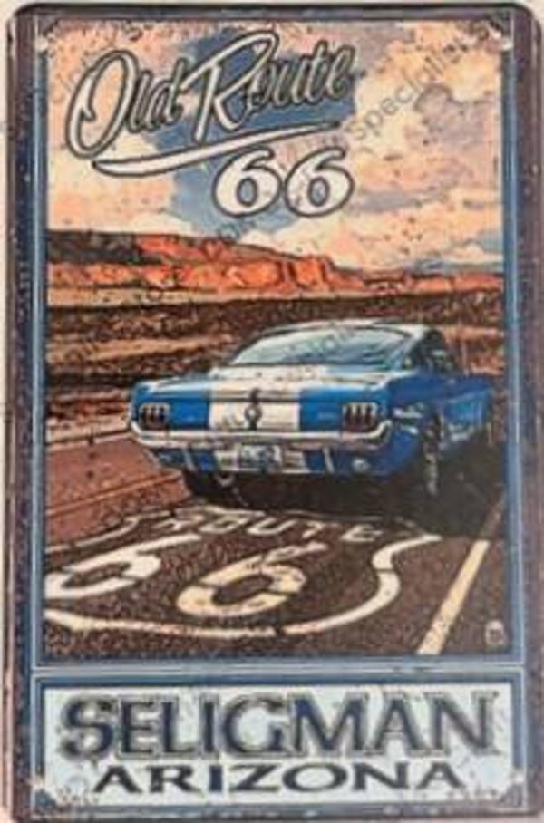 Old Route 66 Seligman S1 Magnet