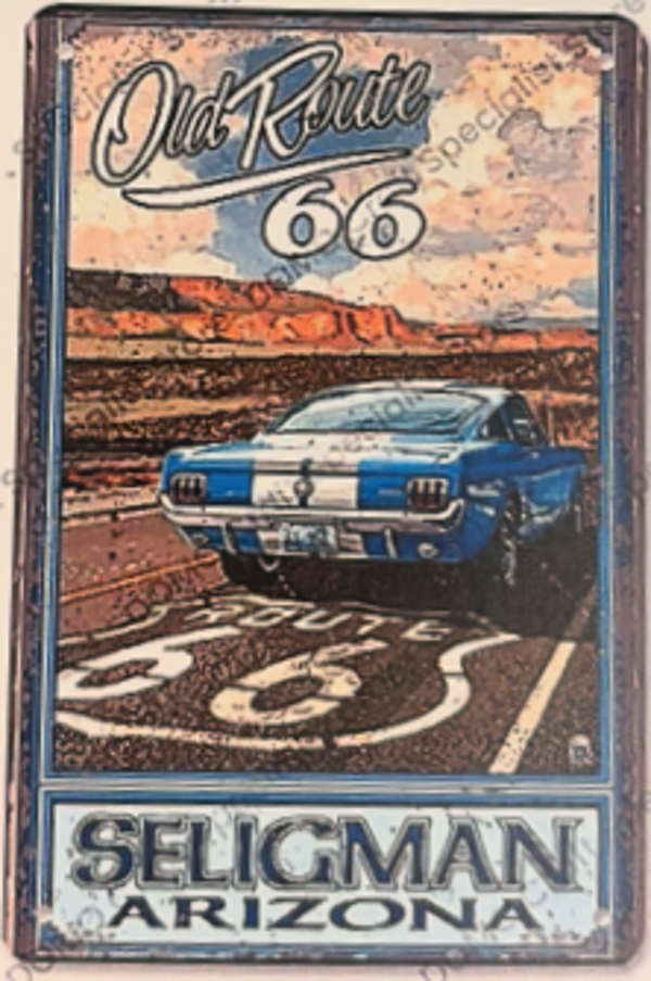 Old Route 66 Seligman S1 Magnet