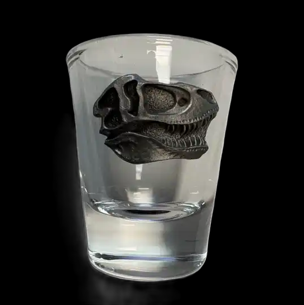 T-Rex Pewter Shotglass  SW1033