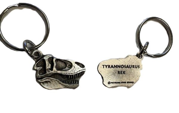 T-Rex Pewter Keychain SW1031