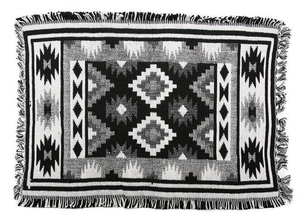 Mohave Placemat Black/White #8511-1101