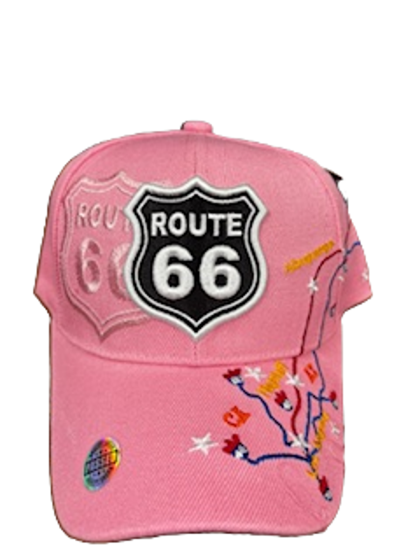 Route 66 Ball Cap66   Map