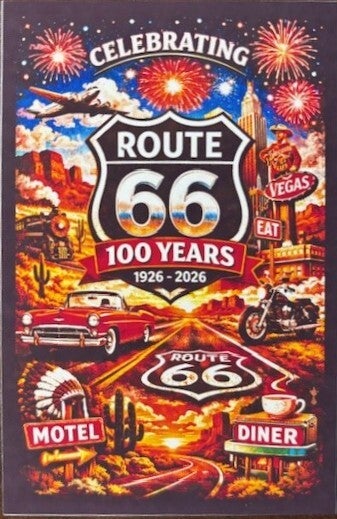 Celebrating 100 Years Rte 66 Magnet    RT193
