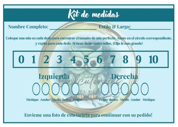 Kit de Medidas/Sizing Kit