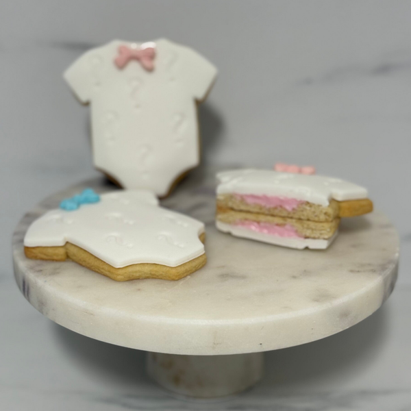 Gender reveal koekjes