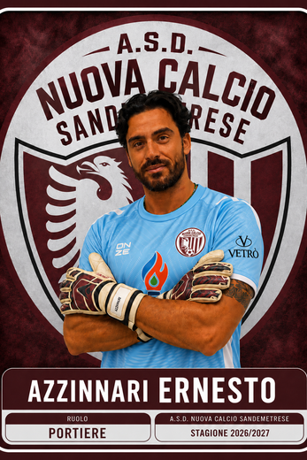 Azzinnari Ernesto - Portiere ASD Nuova Calcio Sandemetrese