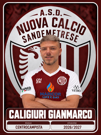 Centrocampista ASD Nuova Calcio Sandemetrese