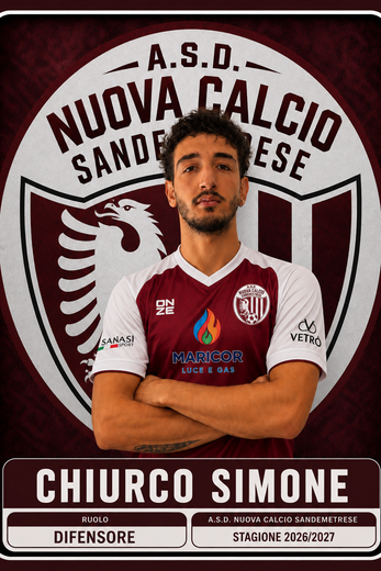 Difensore ASD Nuova Calcio Sandemetrese