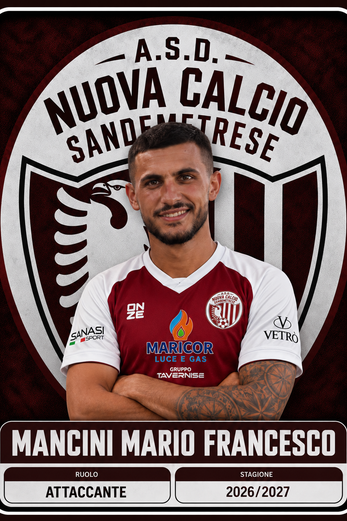 Attaccante ASD Nuova Calcio Sandemetrese