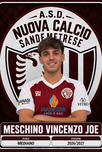Centrocampista ASD Nuova Calcio Sandemetrese