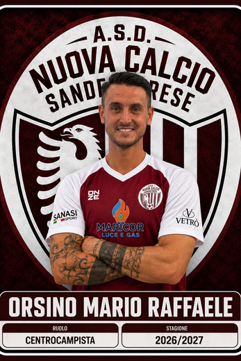 Centrocampista ASD Nuova Calcio Sandemetrese