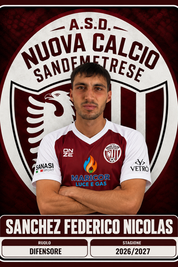 Difensore ASD Nuova Calcio Sandemetrese