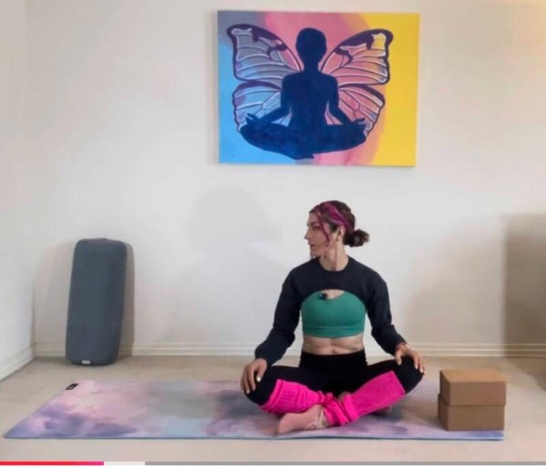 30 minute yoga sequence plus 10 minute client call