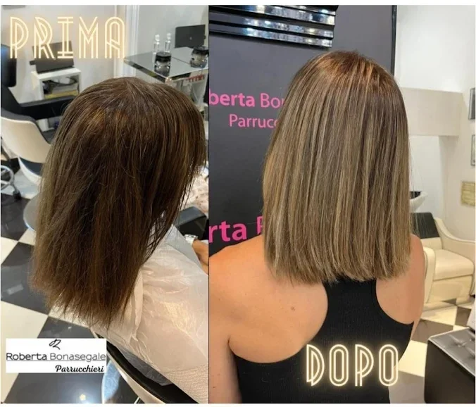 Meches, balayage e colpi di sole prima e dopo in salone a Genova Centro