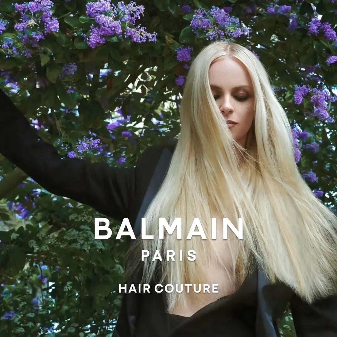 Balmain, tinta e colore lucidissimo e prodotti per l' hair cate