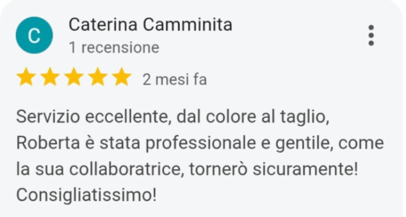 Recensioni Roberta taglio moda Genova Centro