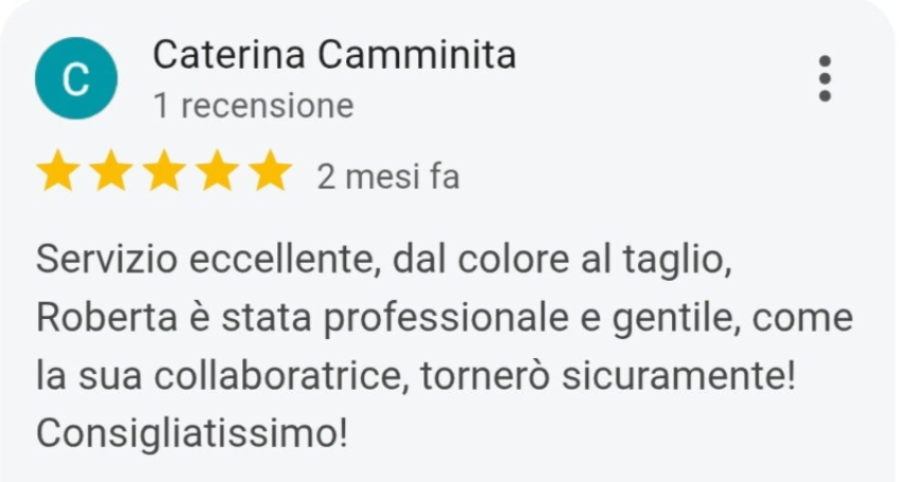 Recensioni Roberta Salone in Genova Centro