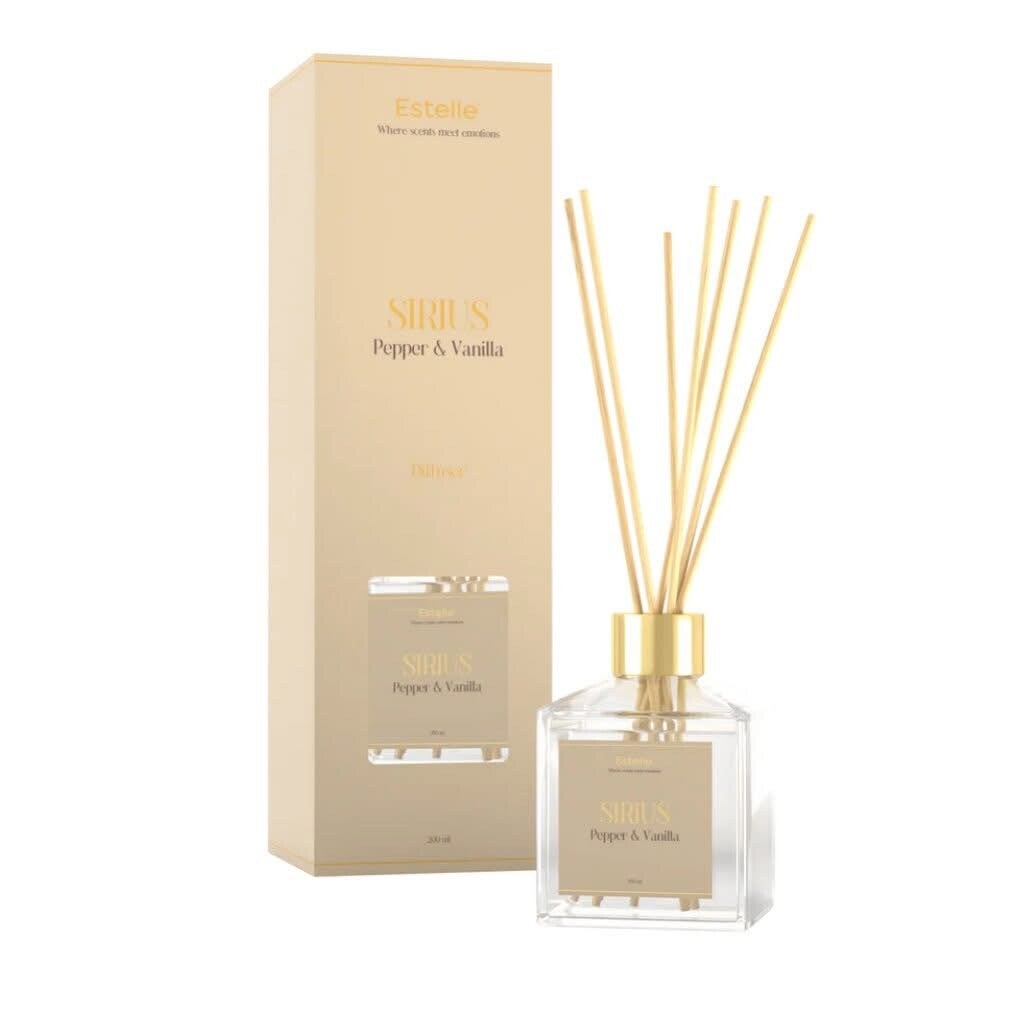 Estelle geurstokjes Sirius - Pepper & Vanilla 200 ml