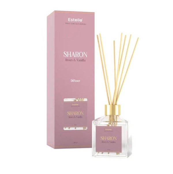 Estelle geurstokjes Sharon - Roses & Vanilla 200 ml