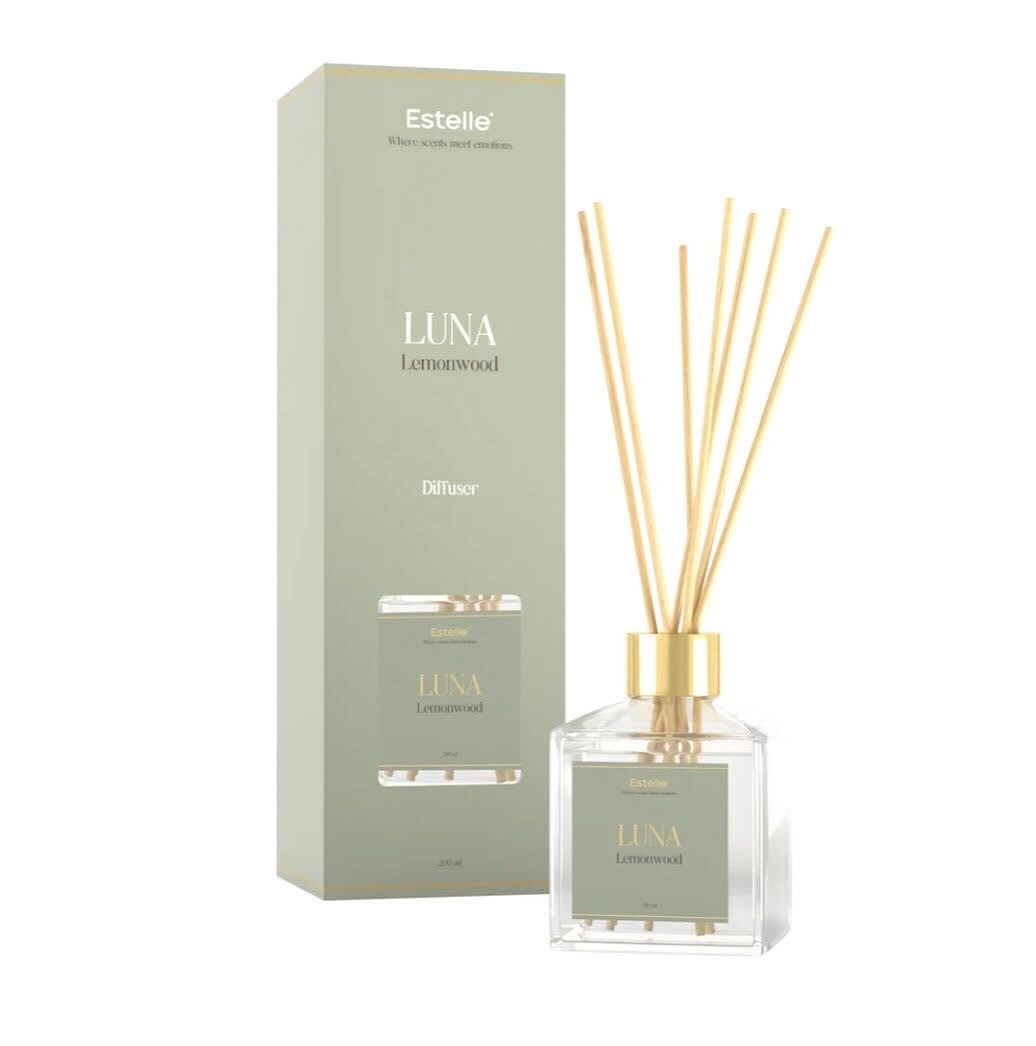 Estelle geurstokjes Luna - Lemonwood 200 ml