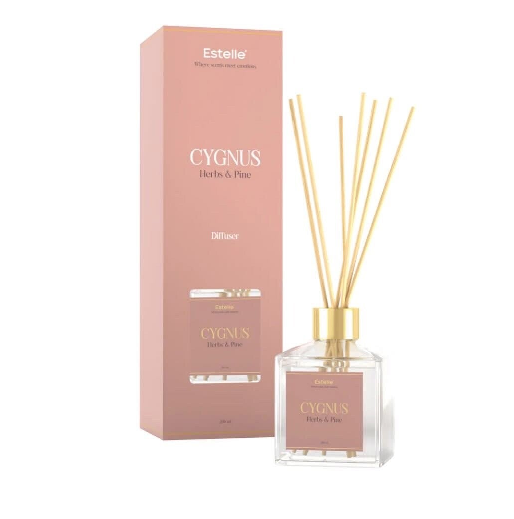 Estelle geurstokjes Cygnus - Herbs & Pine 200 ml