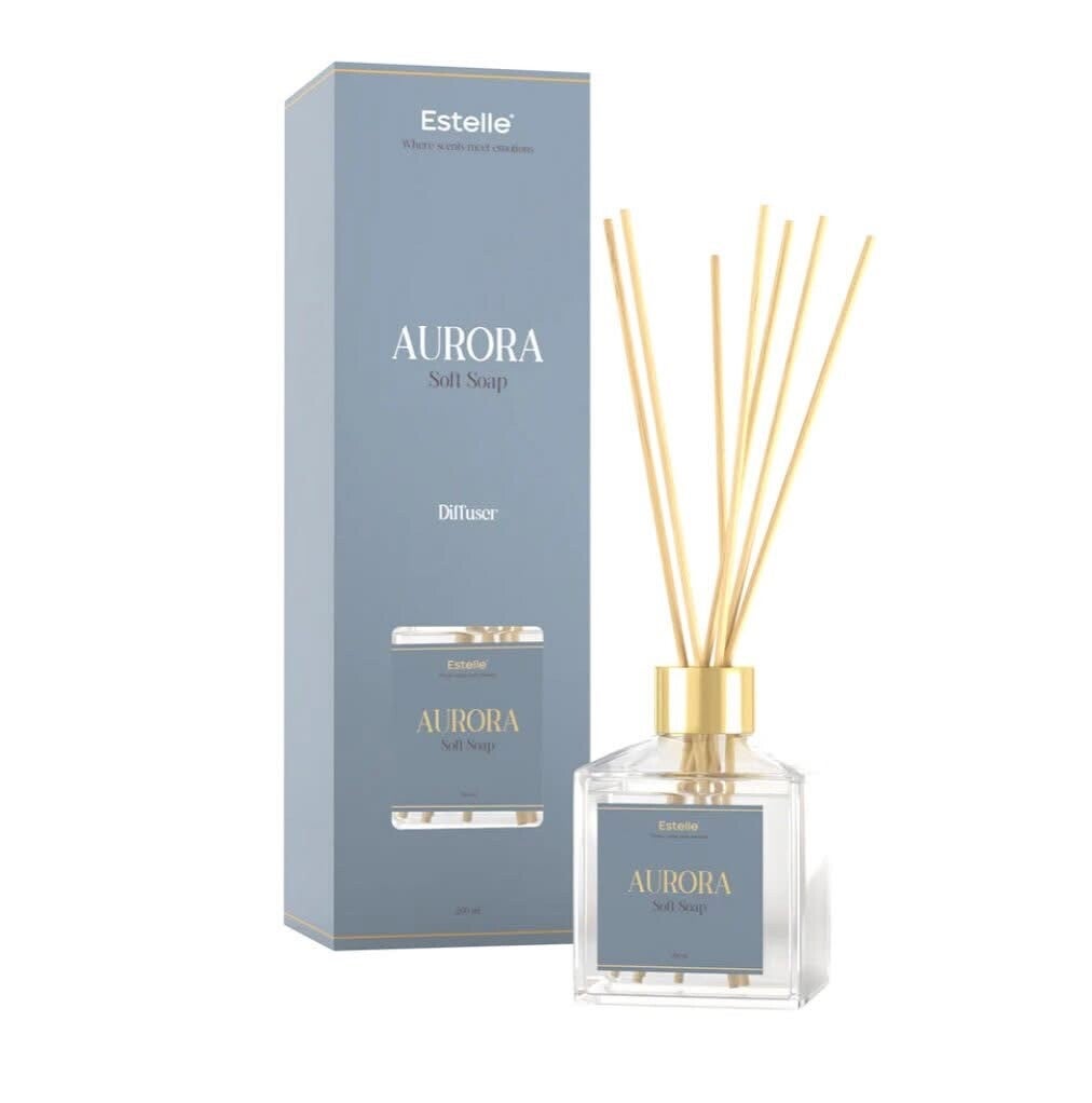 Estelle geurstokjes Aurora - Soft Soap 200 ml