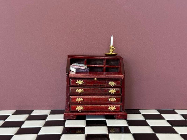 Houten klep-secretaire (bureau)
