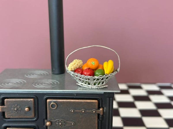 Fruitmand zilver