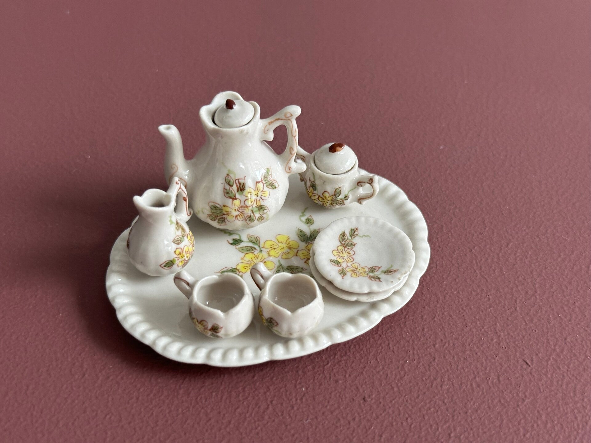 8-delig theeservies keramiek