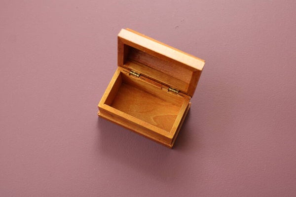 Houten opbergkist
