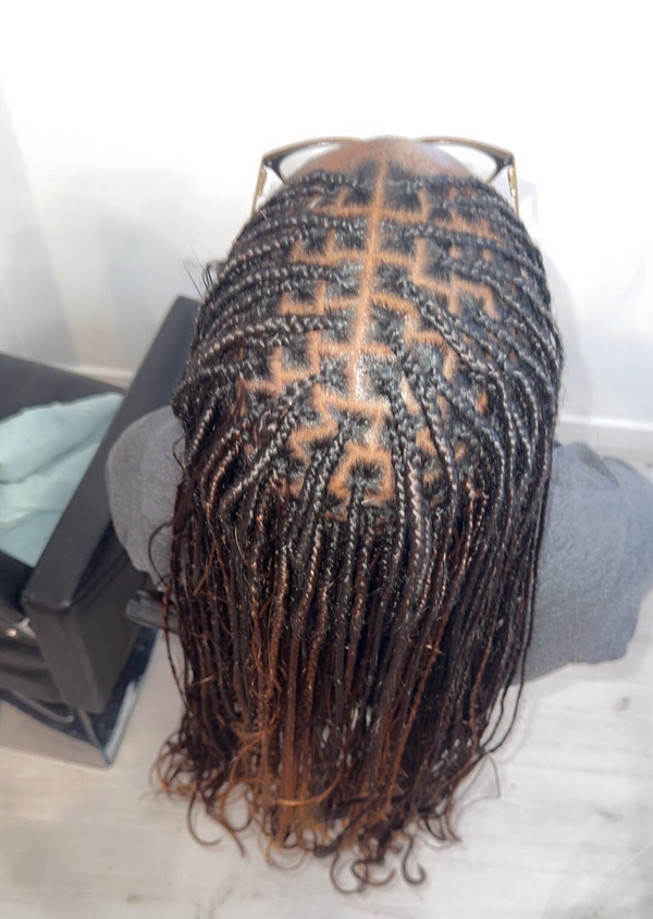 French Curl Boho Braids