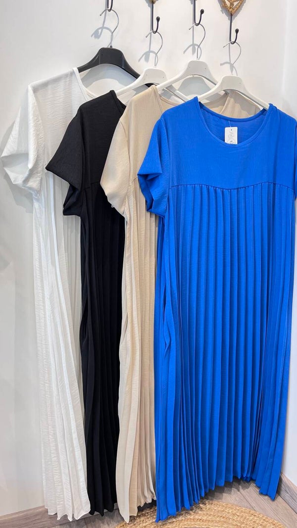 Robe plissée