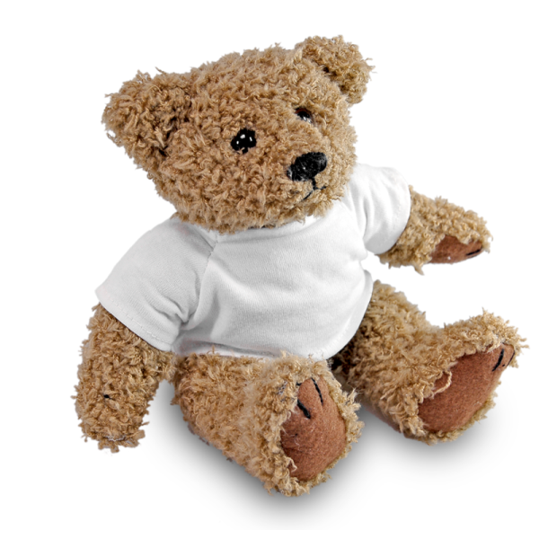Peluche Ours Brun 18 cm à personnaliser