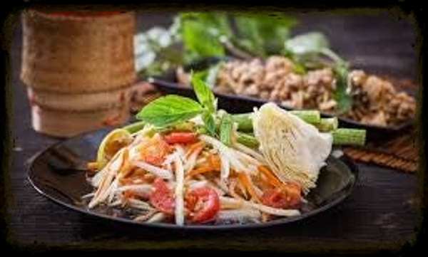 Som Tam Thai ( leicht scharf )