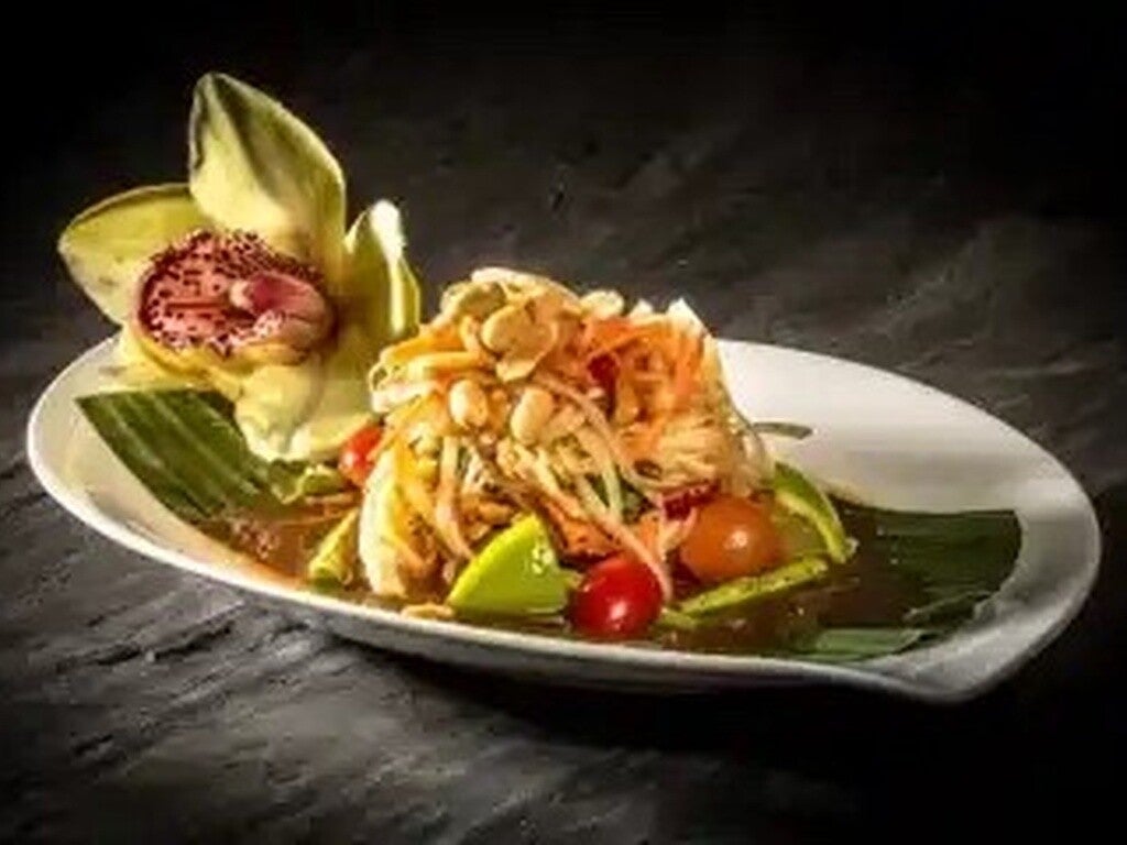 Som Tam Crevetten ( leicht scharf )