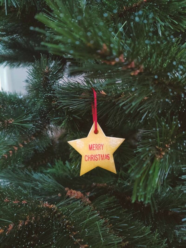 Kerst ster merry christmas