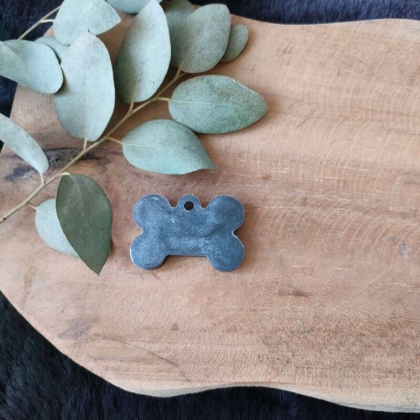 Hondenpenning zilvergrijs