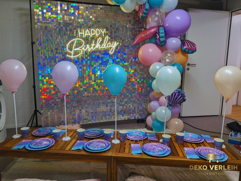Kindergeburtstag Deko-Verleih, Mieten statt Kaufen