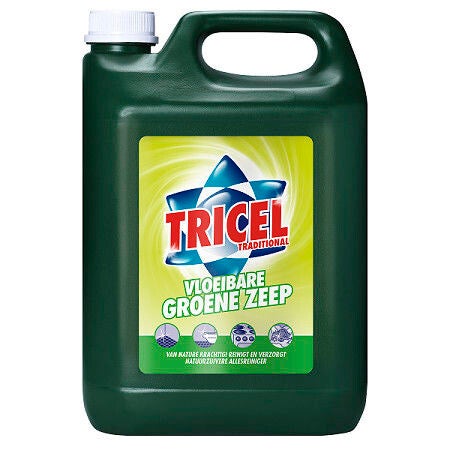 Tricel groene zeep VLOEIBAAR 5L