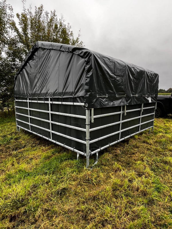 Pakket PVC zijwanden grote schuilstal incl bevestigingsmateriaal
